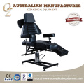 Section Adjustable Tattoo Chair Quality Leather Black Medical Table Factory Price Facial Massage Bed